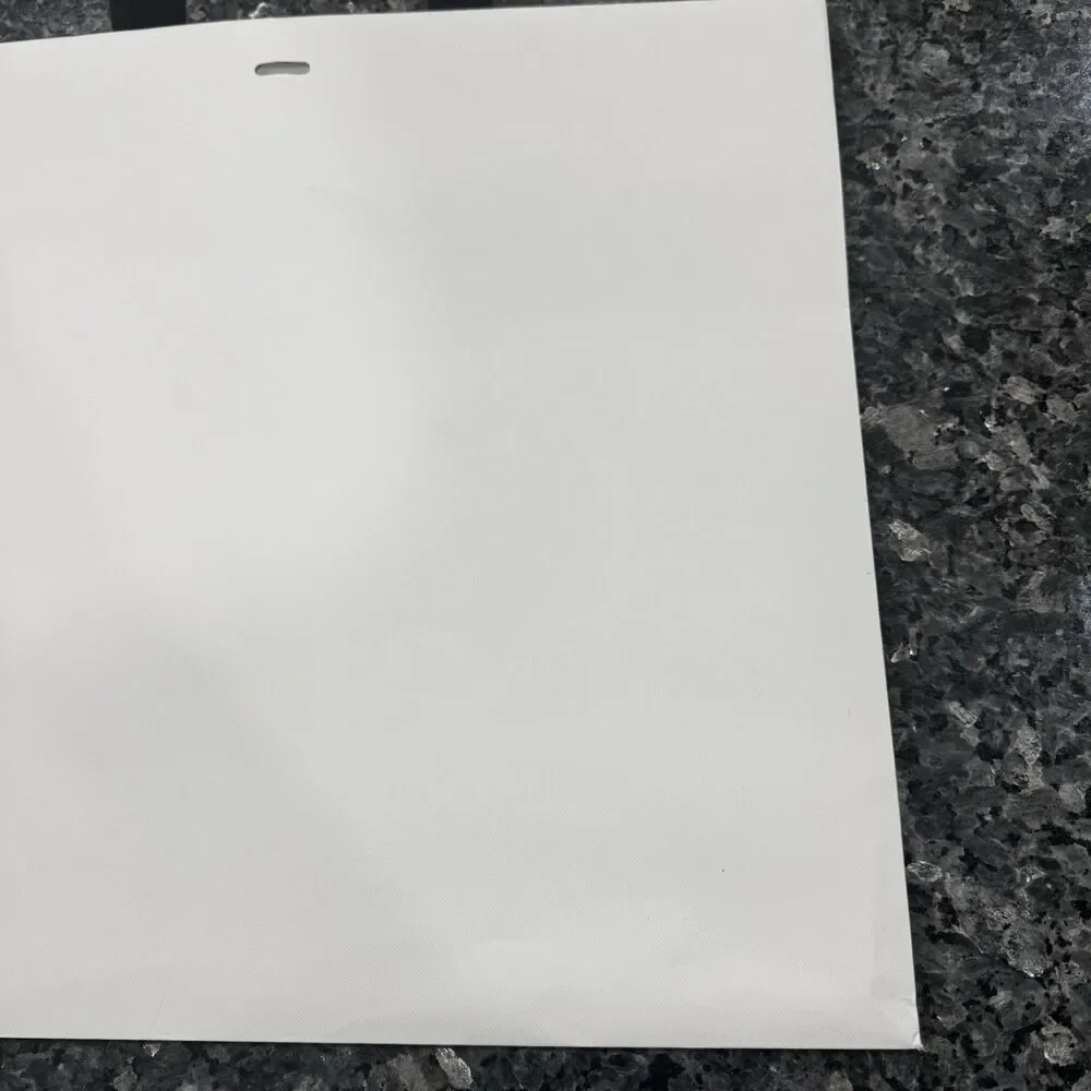 NEW AUTHENTIC GIVENCHY WHITE BLACK SHOPPING GIFT BAG TOTE EMPTY 